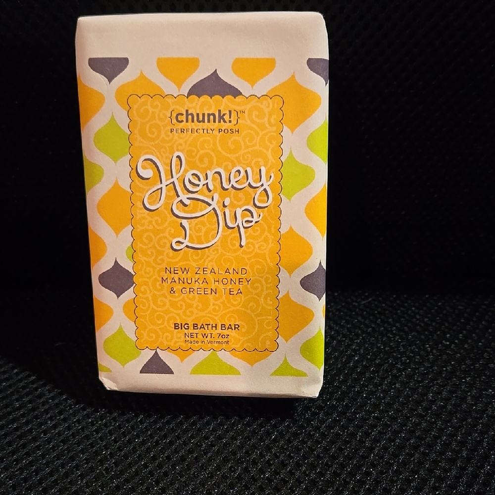 Chunks Honey Dip Bath Bar - Yellow and White